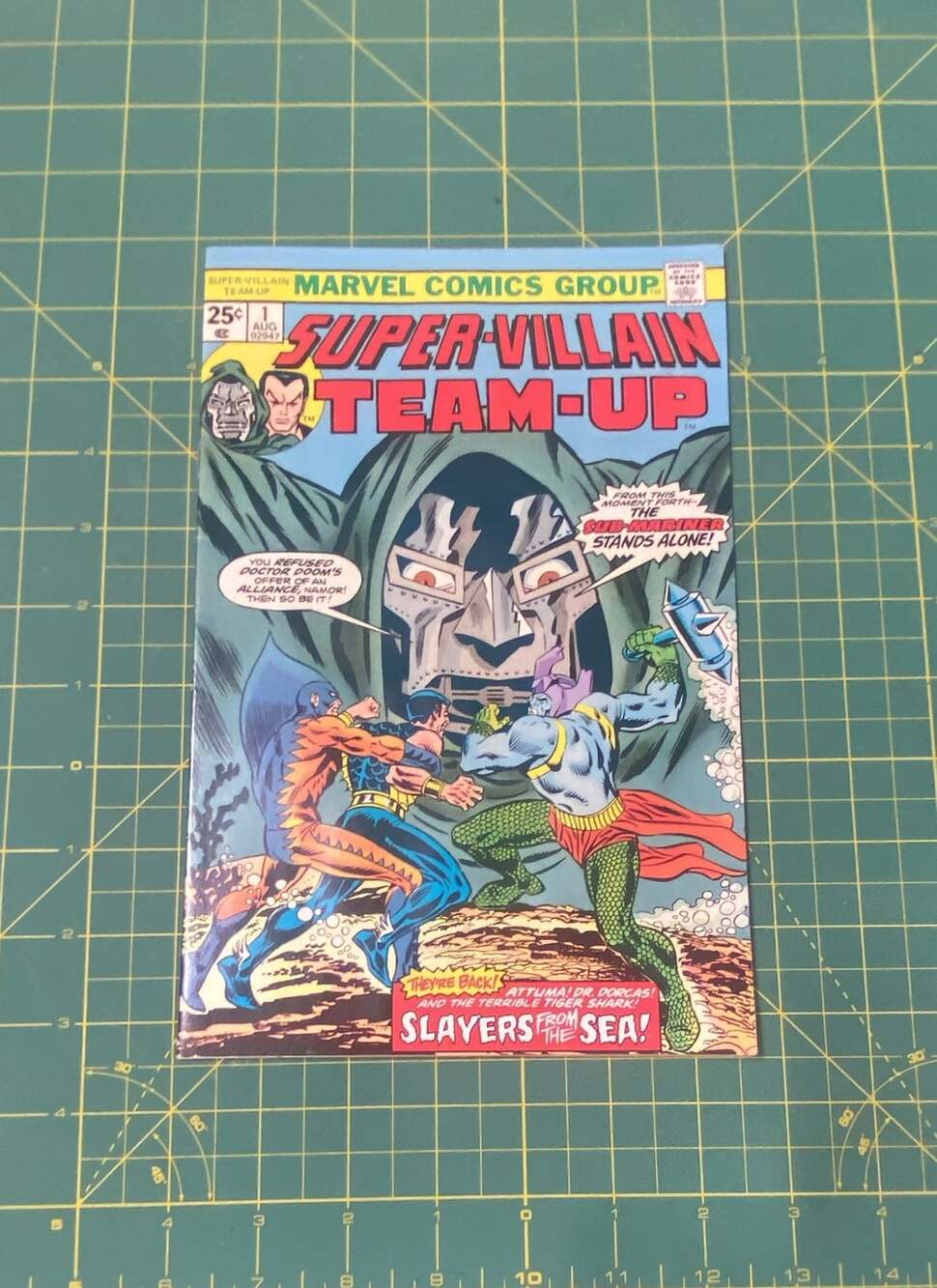 Marvel Comics Super-Villain Team-Up #1 Comic Book 1975 Dr. Doom